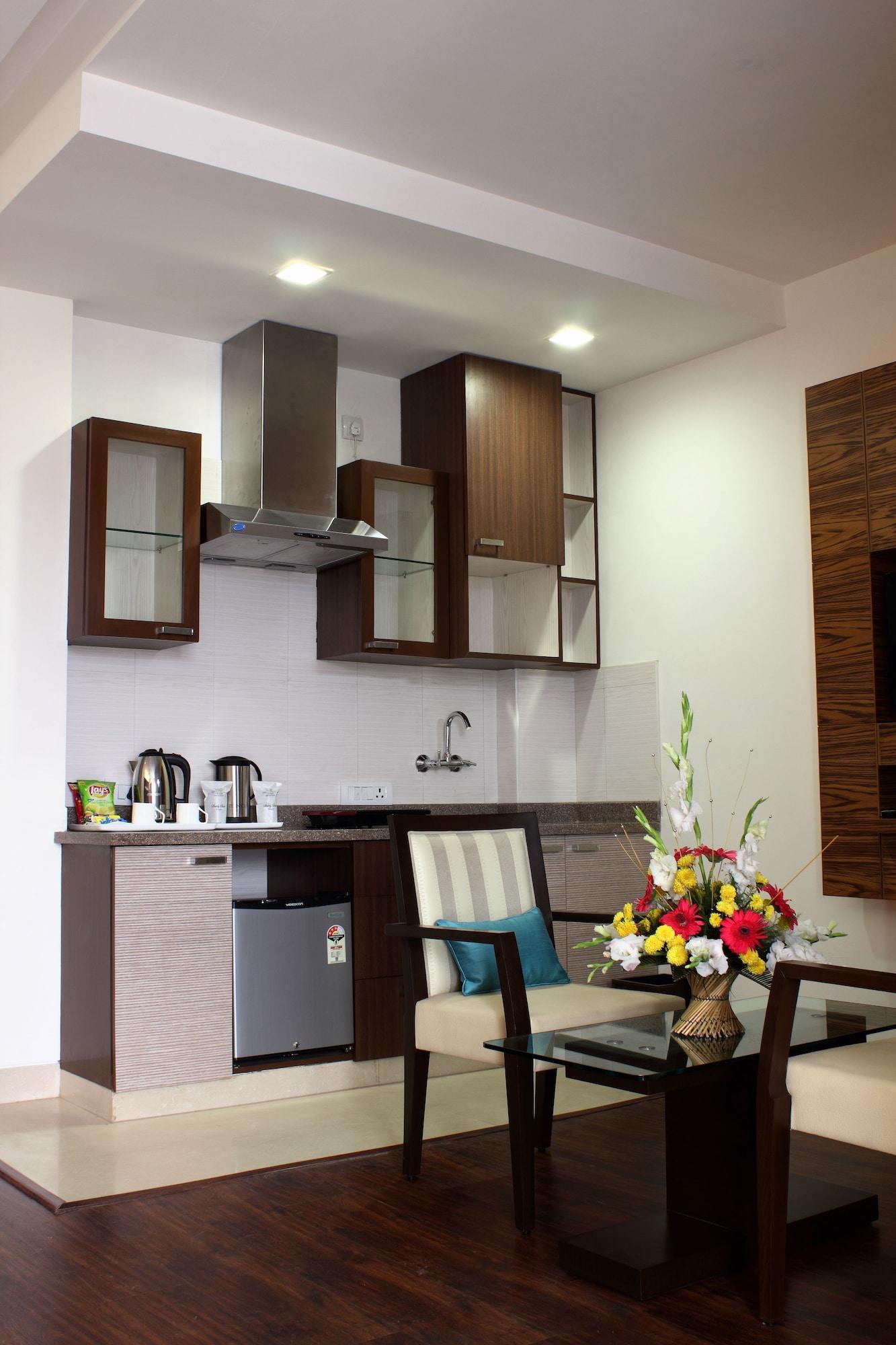 Stately Suites Mg Road Gurgáon Exteriér fotografie